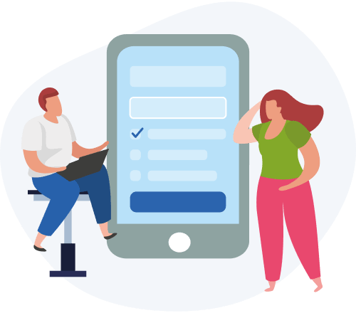 Illustration formulaire d'estimation en ligne