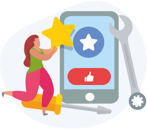 Illustration améliorer la satisfaction client